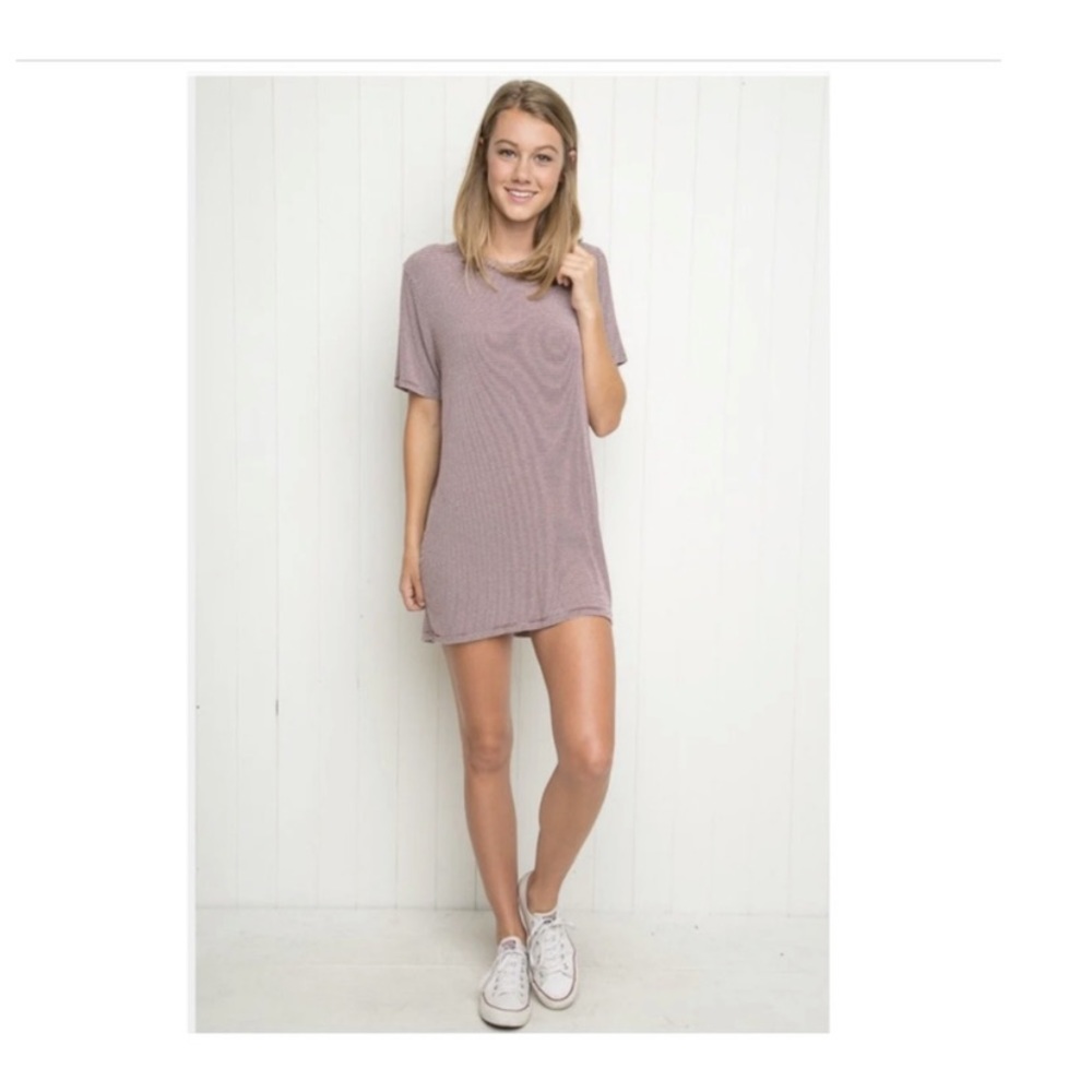 Brandy Melville striped t-shirt dress
